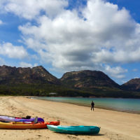 Marcie Meinrath entered this photo of her husband Geoffrey at the
Freycinet national park in Tasmania. Marcie Meinrath entered this photo of her husband Geoffrey at the
Freycinet national park in Tasmania.