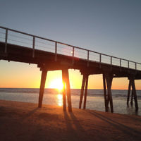 May Loke entered this sunset photo taken at Semaphore Jetty, South Australia.