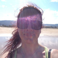 Sarah Binfield on holiday on the NSW south coast. Sarah Binfield on holiday on the NSW south coast.