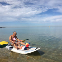 Yael Rothschild entered this photo of her grandchildren Jacob and Laila enjoying Frankston beach with their grandfather Raymond. Yael Rothschild entered this photo of her grandchildren Jacob and Laila enjoying Frankston beach with their grandfather Raymond.