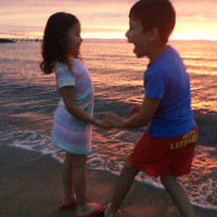 Alex Breuer entered this photo of his grandchildren taken at St Kilda Beach. Alex Breuer entered this photo of his grandchildren taken at St Kilda Beach.