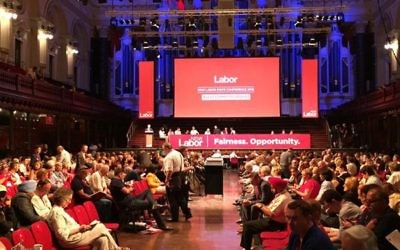 The NSW Labor state conference last weekend. The NSW Labor state conference last weekend.