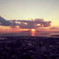 Chad Parker entered this sunset photo taken over Townsville.