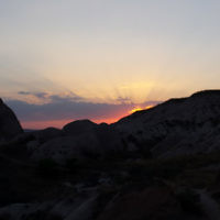 Diane Shonberg entered this sunset photo taken at Cappadocia, Turkey. Diane Shonberg entered this sunset photo taken at Cappadocia, Turkey.