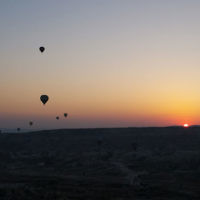 Diane Shonberg entered this sunrise photo taken at Cappadocia, Turkey. Diane Shonberg entered this sunrise photo taken at Cappadocia, Turkey.