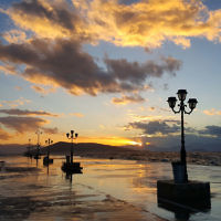 Dovi Broner entered this sunset photo taken at Aegena, Greece. Dovi Broner entered this sunset photo taken at Aegena, Greece.