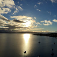 Marcie Meinrath entered this sunrise photo taken in Hobart.