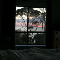 Marcie Meinrath entered this photo taken of the sun rising over Great Oyster Bay in Freycinet National Park. 