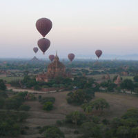 Marshall Segan entered this photo of a hot air balloon ride taken at sunrise in Myanmar. Marshall Segan entered this photo of a hot air balloon ride taken at sunrise in Myanmar.