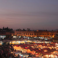 Sue Kupferman entered this sunset photo taken at the Jemaa El Fnaa markets, Marrakech, Morocco. Sue Kupferman entered this sunset photo taken at the Jemaa El Fnaa markets, Marrakech, Morocco.