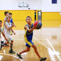 13-2-16. Maccabi Junior Basketball. Maccabi U 12 Spurs def Chadstone Frogs 19-16. Photo: Peter Haskin