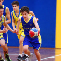 13-2-16. Basketball. Maccabi Under 14 Bulls lost to Timberwolves Giants 27 - 36. Photo: Peter Haskin 13-2-16. Basketball. Maccabi Under 14 Bulls lost to Timberwolves Giants 27 - 36. Photo: Peter Haskin