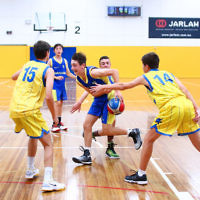 13-2-16. Basketball. Maccabi Under 14 Bulls lost to Timberwolves Giants 27 - 36. Photo: Peter Haskin 13-2-16. Basketball. Maccabi Under 14 Bulls lost to Timberwolves Giants 27 - 36. Photo: Peter Haskin