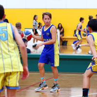 13-2-16. Basketball. Maccabi Under 14 Bulls lost to Timberwolves Giants 27 - 36. Photo: Peter Haskin 13-2-16. Basketball. Maccabi Under 14 Bulls lost to Timberwolves Giants 27 - 36. Photo: Peter Haskin