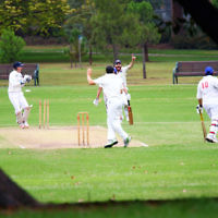 13-3-16. Maccabi Second XI grand final v Melbourne Strikers at Fawkner Park. Photo: Peter Haskin 13-3-16. Maccabi Second XI grand final v Melbourne Strikers at Fawkner Park. Photo: Peter Haskin