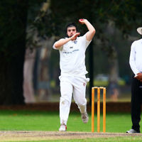 13-3-16. Maccabi Third XI grand final v Bentleigh at Fawkner Park. Photo: Peter Haskin 13-3-16. Maccabi Third XI grand final v Bentleigh at Fawkner Park. Photo: Peter Haskin