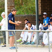 13-3-16. Maccabi U 15 cricket grand final day 1 at Pinewood Oval. Photo: Peter Haskin 13-3-16. Maccabi U 15 cricket grand final day 1 at Pinewood Oval. Photo: Peter Haskin