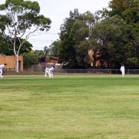 13-3-16. Maccabi U 15 cricket grand final day 1 at Pinewood Oval. Photo: Peter Haskin 13-3-16. Maccabi U 15 cricket grand final day 1 at Pinewood Oval. Photo: Peter Haskin