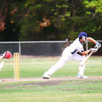 13-3-16. Maccabi U 15 cricket grand final day 1 at Pinewood Oval. Photo: Peter Haskin 13-3-16. Maccabi U 15 cricket grand final day 1 at Pinewood Oval. Photo: Peter Haskin