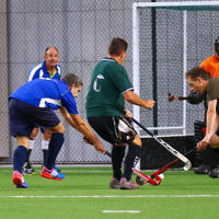 29-2-16. Maccabi Hockey veterans defeated Power House 3-2 in the 2015/16 Summer season grand final. Damien Suss. Photo: Peter Haskin 29-2-16. Maccabi Hockey veterans defeated Power House 3-2 in the 2015/16 Summer season grand final. Damien Suss. Photo: Peter Haskin
