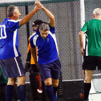 29-2-16. Maccabi Hockey veterans defeated Power House 3-2 in the 2015/16 Summer season grand final. Photo: Peter Haskin 29-2-16. Maccabi Hockey veterans defeated Power House 3-2 in the 2015/16 Summer season grand final. Photo: Peter Haskin