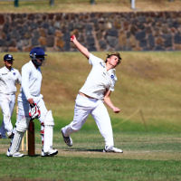 6-3-16. Maccabi Cricket Second XI fielding during their semi final win over South Yarra at Como Park.  Photo: Peter Haskin