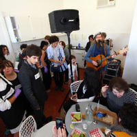 26-11-15. Access Inc 4th annual pop up cafe. Photo: Peter Haskin