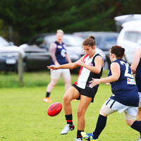 19-3-16. AJAX Jackettes practice match against Rosebud. Photo: Peter Haskin