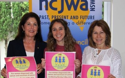 From left: Isabelle Shapiro, Mandi Chonowitz-Jacobson and Dr Mandy Goldman Strous.