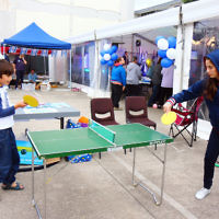 12-5-16. Yom Ha'atzmaut 2016. Celebrating Israel's 68th bithday at the Family Festival at Beth Weizmann. Photo: Peter Haskin