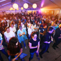 11-5-16. Yom Ha'atzmaut 2016. Celebrating Israel's 68th bithday at Zionist Victoria's Blue and White Night at Beth Weizmann. Photo: Peter Haskin