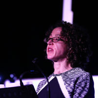 21-5-16. Opening of the Jewish Writers Festival 2016 at Glen Eira Town Hall. Nadine Davidoff. Photo: Peter Haskin 21-5-16. Opening of the Jewish Writers Festival 2016 at Glen Eira Town Hall. Nadine Davidoff. Photo: Peter Haskin
