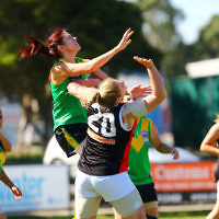 17-4-16. Round 1, 2016 WVFL season. Jackettes 4-10-34 def Bayswater 4-2-26 at Bayswater Oval. Photo: Peter Haskin