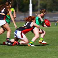 17-4-16. Round 1, 2016 WVFL season. Jackettes 4-10-34 def Bayswater 4-2-26 at Bayswater Oval. Photo: Peter Haskin
