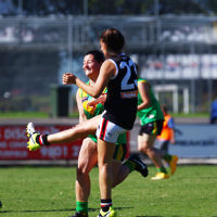 17-4-16. Round 1, 2016 WVFL season. Jackettes 4-10-34 def Bayswater 4-2-26 at Bayswater Oval. Photo: Peter Haskin