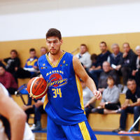 22-5-16. Maccabi Warriors lost to Pakenham Warriors 71 - 82 at Bialik Stadium. Yariv Amiram. Photo: Peter Haskin 22-5-16. Maccabi Warriors lost to Pakenham Warriors 71 - 82 at Bialik Stadium. Yariv Amiram. Photo: Peter Haskin