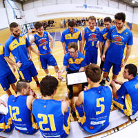 22-5-16. Maccabi Warriors lost to Pakenham Warriors 71 - 82 at Bialik Stadium. Coach Daniel Sherr. Photo: Peter Haskin 22-5-16. Maccabi Warriors lost to Pakenham Warriors 71 - 82 at Bialik Stadium. Coach Daniel Sherr. Photo: Peter Haskin