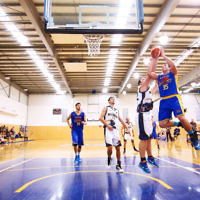 22-5-16. Maccabi Warriors lost to Pakenham Warriors 71 - 82 at Bialik Stadium. Daniel Drehspul. Photo: Peter Haskin 22-5-16. Maccabi Warriors lost to Pakenham Warriors 71 - 82 at Bialik Stadium. Daniel Drehspul. Photo: Peter Haskin