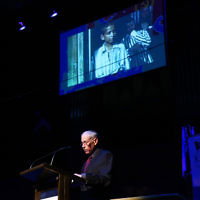 5-5-16. Yom Hashoah 2016. Narration by Michael Taft. Photo: Peter Haskin