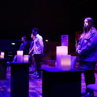 5-5-16. Yom Hashoah 2016. Candle lighting by youth groups. Photo: Peter Haskin
