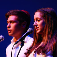 10-5-167. Yom Hazikaron commemoration 2016. Robert Blackwood Hall, Monash University. Photo: Peter Haskin
