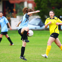 5-6-16. North Caulfield Maccabi Women FC def South Springvale 4 - 0 at Caulfield Park. Photo: Peter Haskin