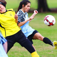 5-6-16. North Caulfield Maccabi Women FC def South Springvale 4 - 0 at Caulfield Park. Photo: Peter Haskin