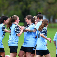 5-6-16. North Caulfield Maccabi Women FC def South Springvale 4 - 0 at Caulfield Park. Photo: Peter Haskin