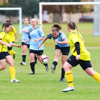 5-6-16. North Caulfield Maccabi Women FC def South Springvale 4 - 0 at Caulfield Park. Photo: Peter Haskin