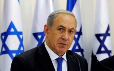 Israeli Prime Minister Benjamin Netanyahu.
