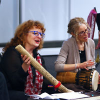 27-6-16. Limmud Oz. Melbourne 2016. Hebrew kirtan: devotional prayer. Photo: Peter Haskin