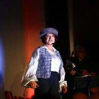 18-6-16. Balaganeyden - a Polish Yiddish Cabaret night. Kadimah Hall. Photo : Peter Haskin