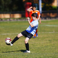 17-7-16. NCMJFC. U13 Orange defeated Knox City FC 6-1 at Caulfield Park. Photo: Peter Haskin