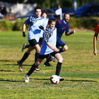 17-7-16. NCMJFC. U13 Orange defeated Knox City FC 6-1 at Caulfield Park. Photo: Peter Haskin